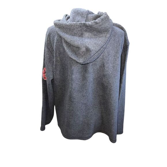 DISNEY Fleeced Hoodie Winnie The Pooh Zip Cute Vintage Grey Women’s XL - Picture 5 of 8